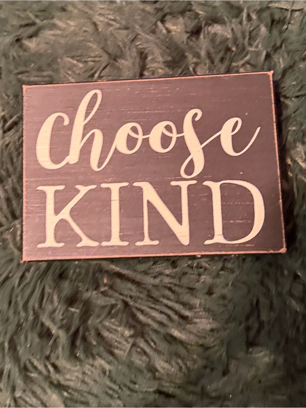 3/$25 ✨ Quill to Paper Choose Kind Wooden Box Sign